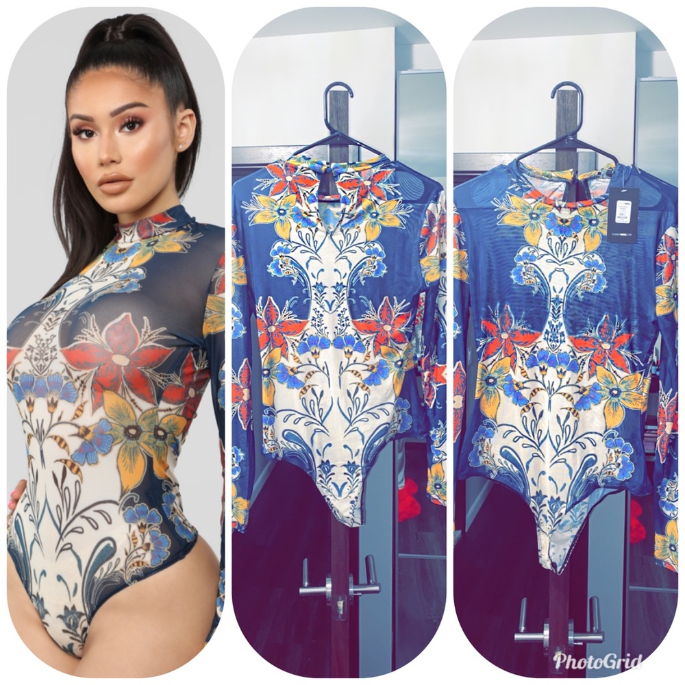 NWT Floral Body Suit
